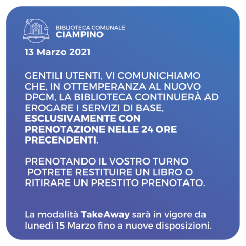 AVVISO: Biblioteca comunale AVVISO: Biblioteca comunale