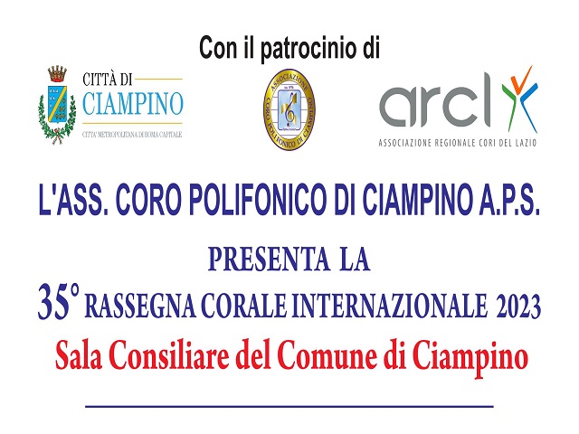 35 Rassegna corale internazionale