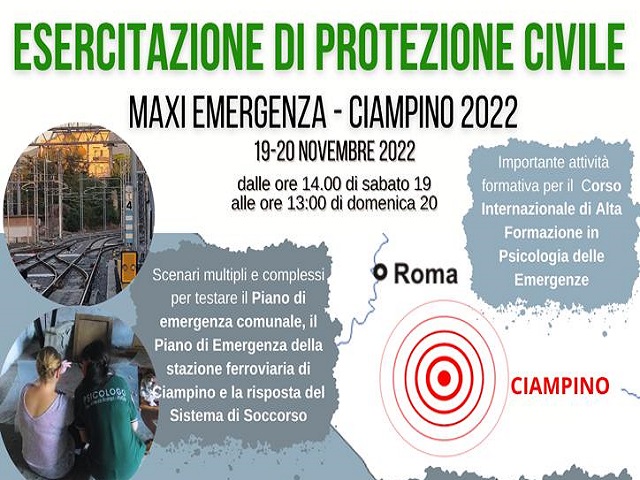 Esercitazione di Protezione Civile