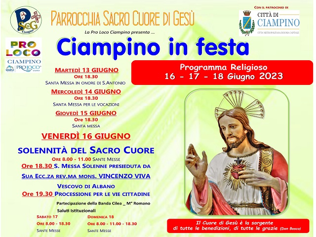 Festa del Sacro Cuore di Gesù
