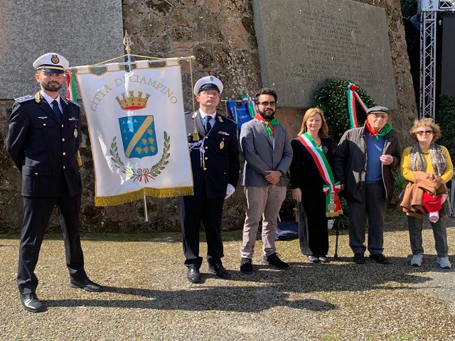 Il Comune di Ciampino celebra il 79esimo anniversario dell’eccidio delle Fosse Ardeatine