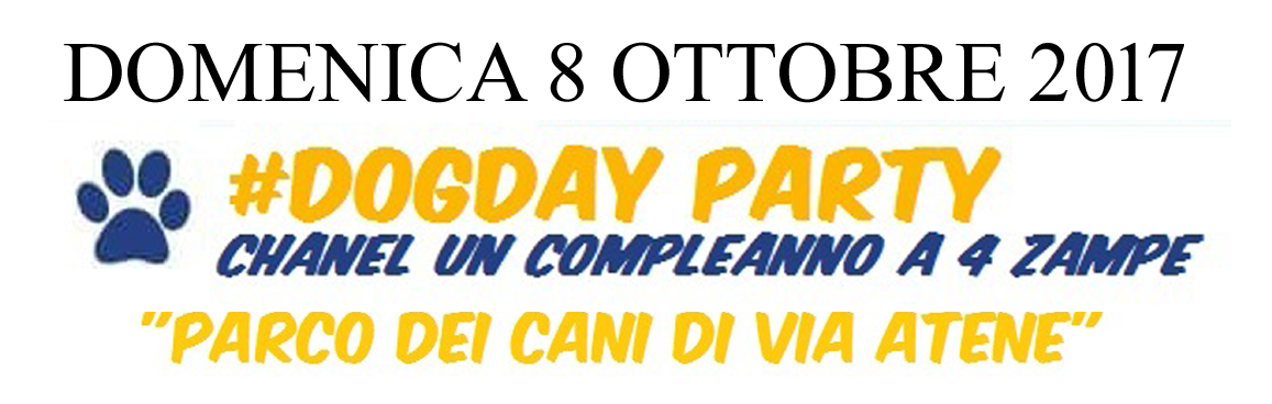 #Dogday Party al Parco dei cani di via Atene a Ciampino