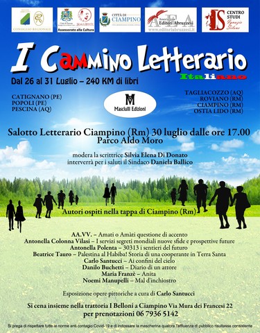 30 luglio: Primo Cammino Letterario Italiano