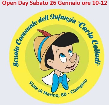 Sabato 26 gennaio 2019 Open Day Scuola comunale per l'infanzia "Carlo Collodi"