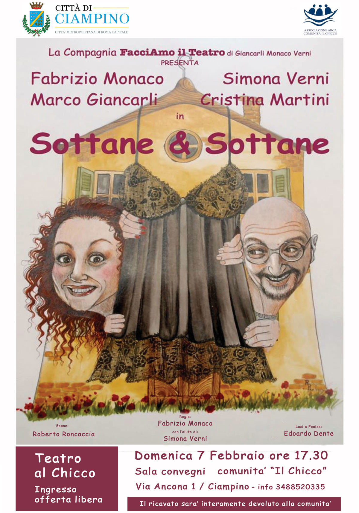 Spettacolo teatrale a cura della Comunità Il Chicco