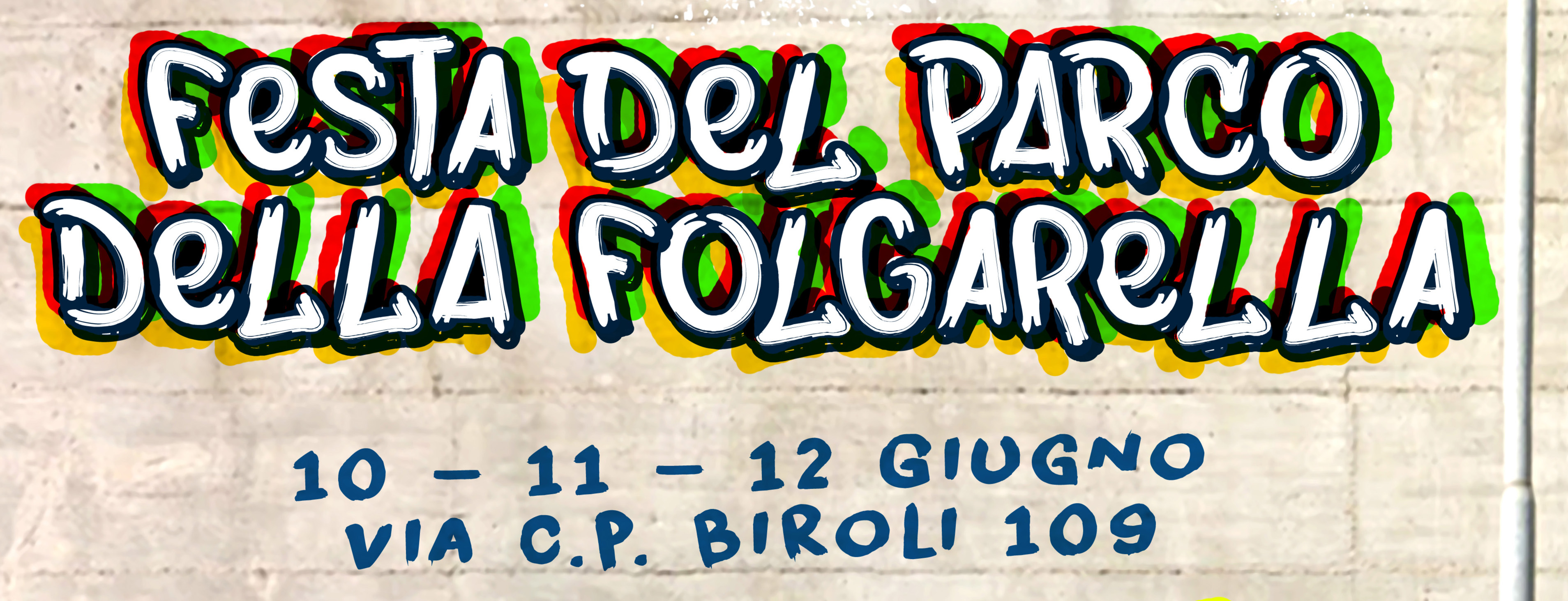 4° Festa del Parco della Folgarella, dal 10 al 12 giugno 2016