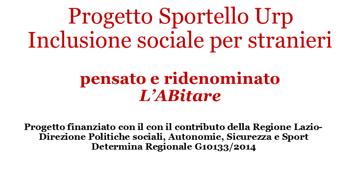Sportello Urp-Inclusione sociale per stranieri: si parte martedì 19 luglio 2016!