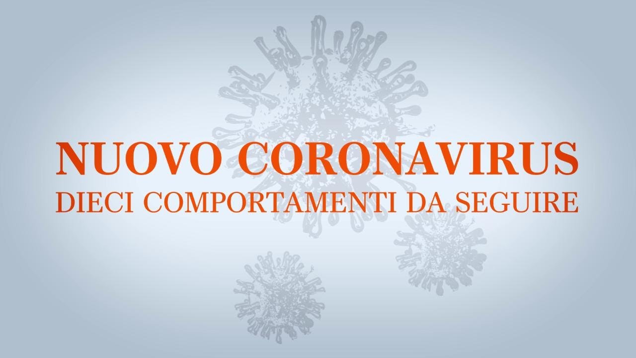 Coronavirus: la guida del Ministero della Salute