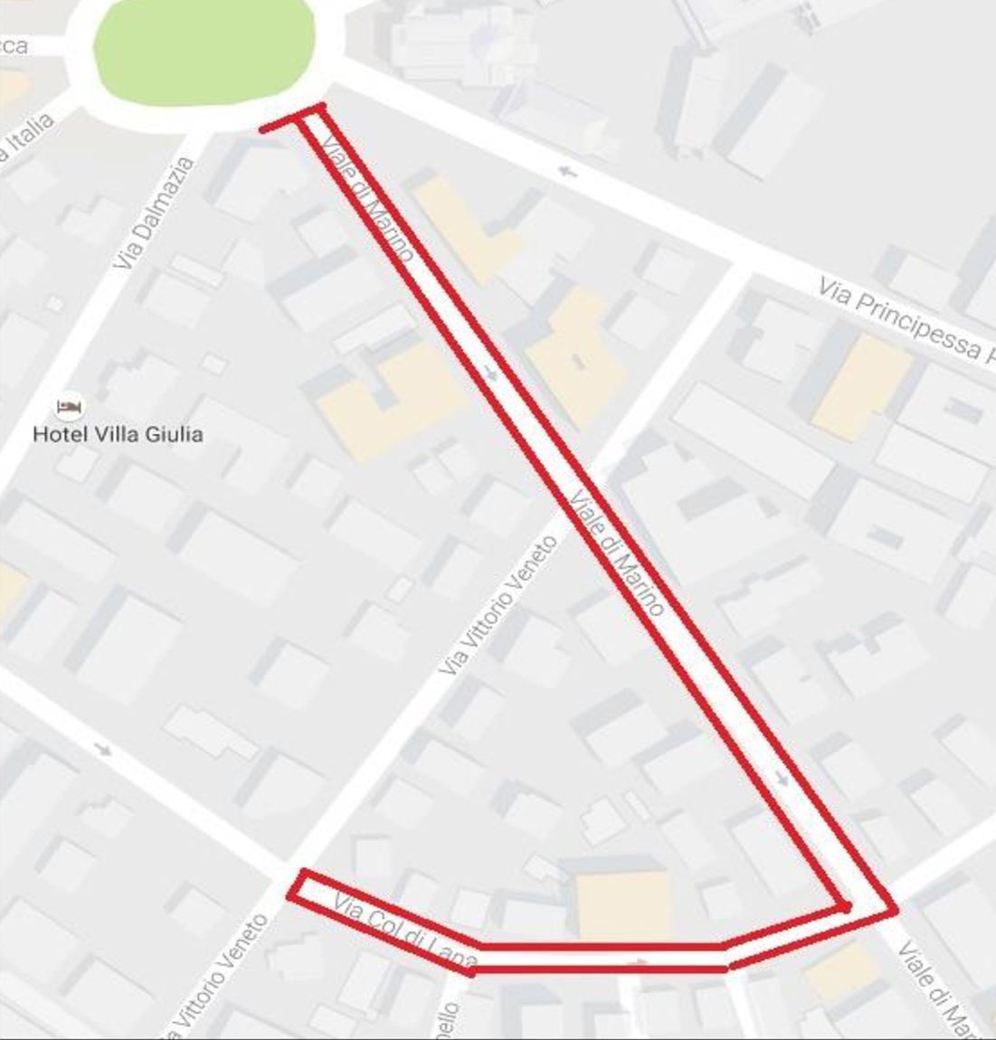 Viabilità: divieto di sosta/transito dal 28/11 al 02/12 per rifacimento manto stradale di Viale di Marino e Via Col di Lana