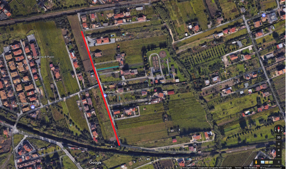 Ord. n. 66/2017: disciplina provvisoria traffico in Via Morosina, dall'8 al 12 maggio