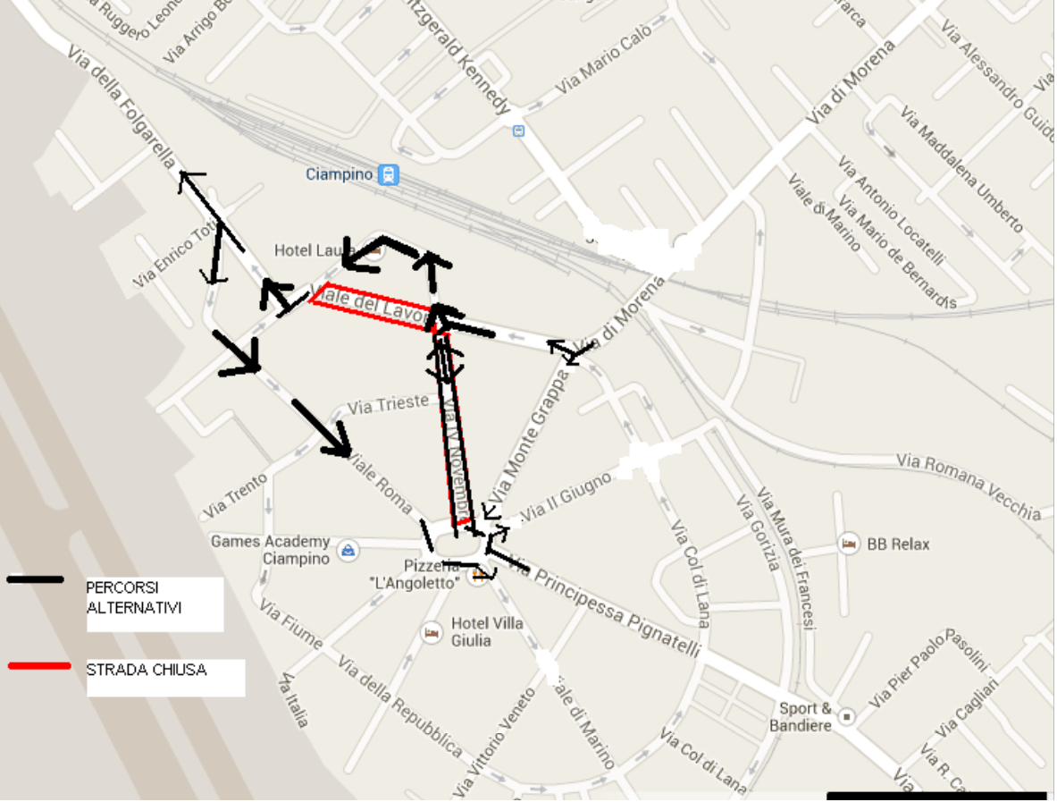 Avviso: Ordinanza n. 101 - Disciplina provvisoria di viabilità per lavori di riparazione perdita idrica in viale del Lavoro nel tratto compreso tra via IV Novembre e via San Francesco d'Assisi